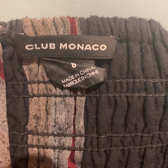 Plaid Club Monaco strapless dress - Picture 2 of 4